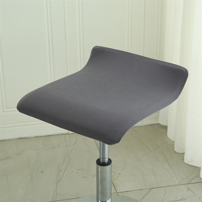 Home Bar Seating - Cashier Square Chair Cover Elastic Print