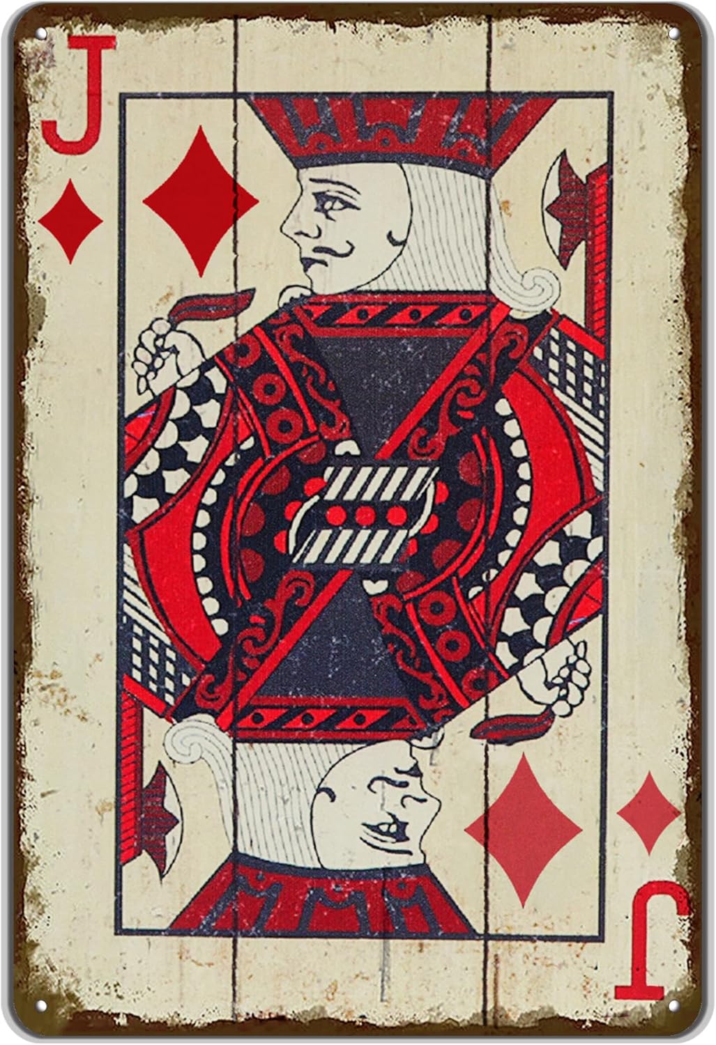 Vintage Poker Wall Decor Metal - огляд і ціна Home Bar Cafe