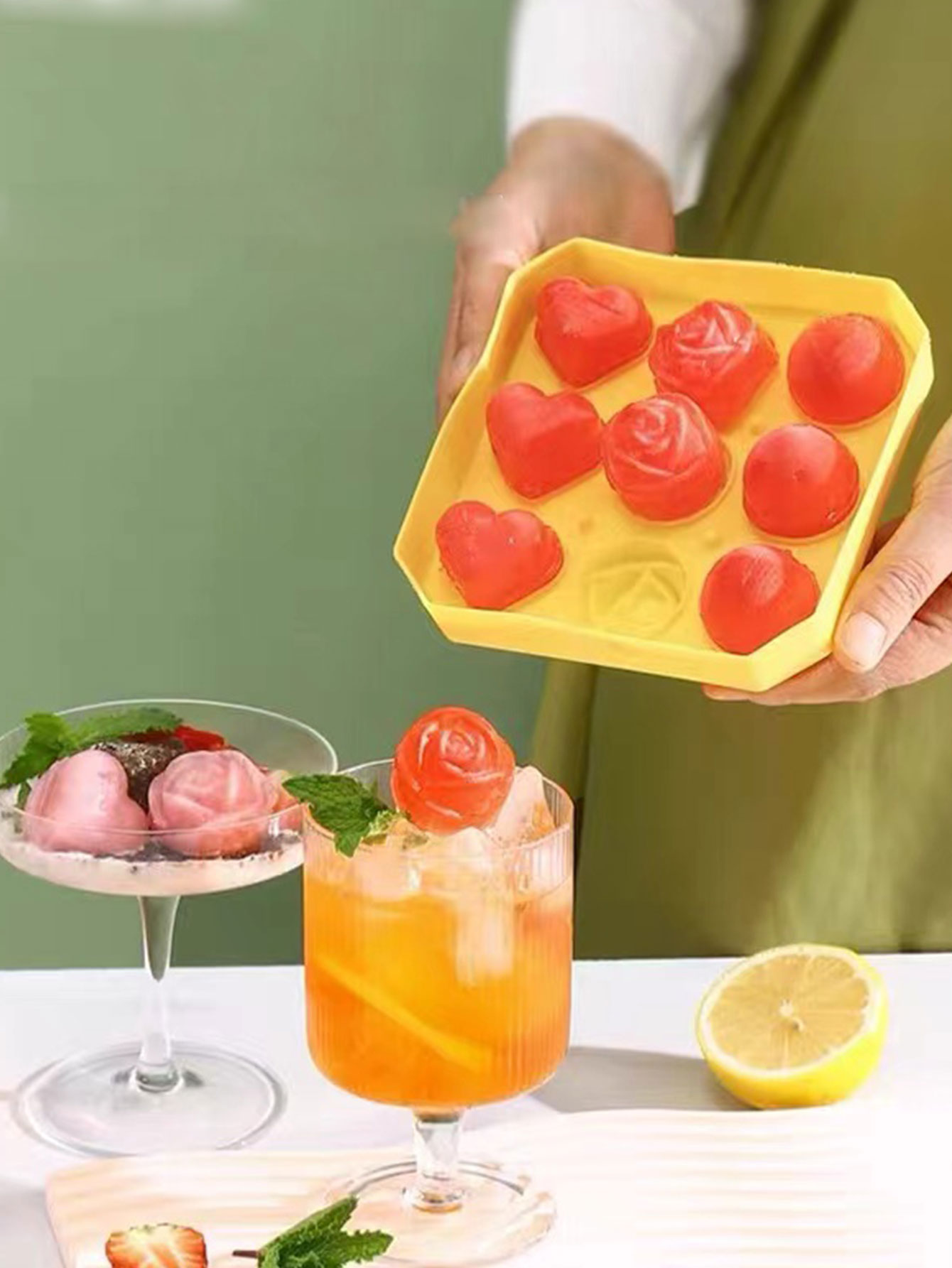 Rose Ice Cube Mold Food-Grade  - огляд і ціна Ice Mold Sphere