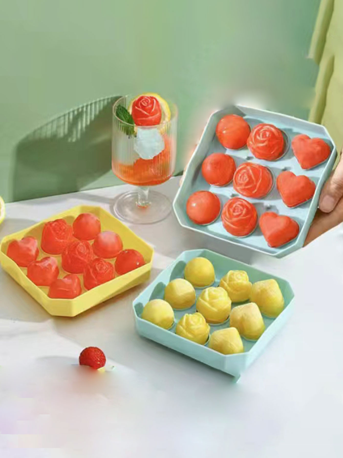 Rose Ice Cube Mold Food-Grade  - огляд і ціна Ice Mold Sphere