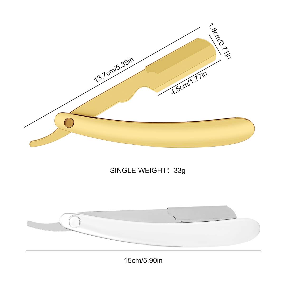 Silver Men Shaving Barber Tool - огляд і ціна Home Barbershop