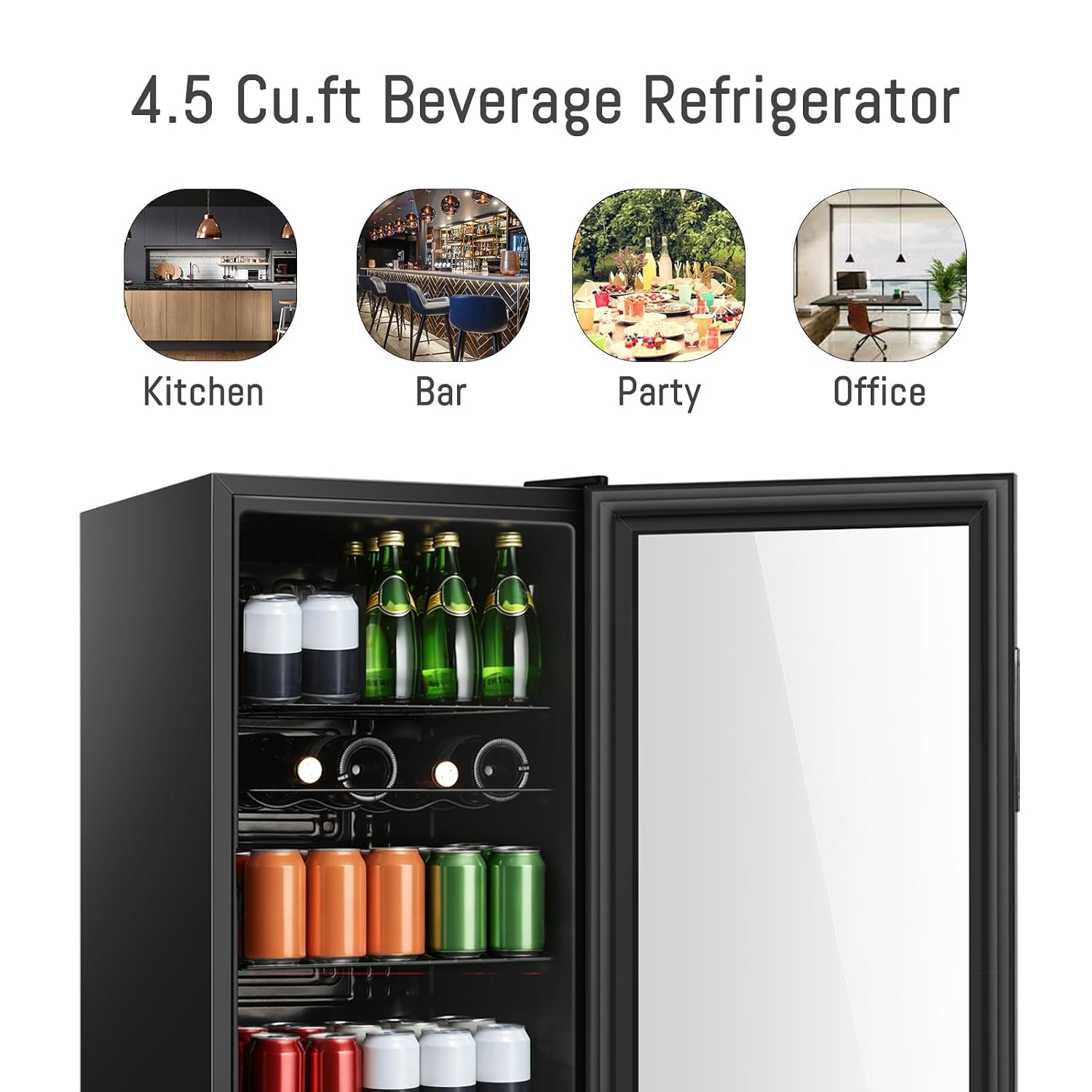 4.5 cu.ft Beverage Refrigerato - огляд і ціна Home Bar And Fridge