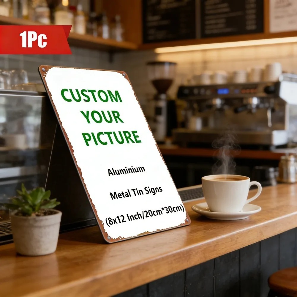 8×12Inch Customizable Retro Me - огляд і ціна Home Bar Cafe