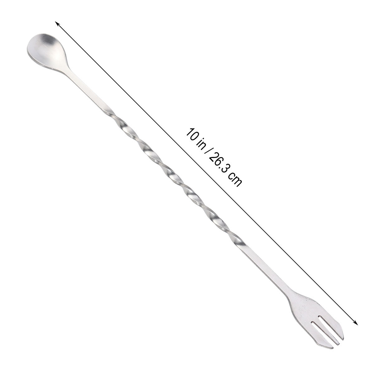 Professional 304 Stainless Ste - огляд і ціна Bar Spoon Twisted