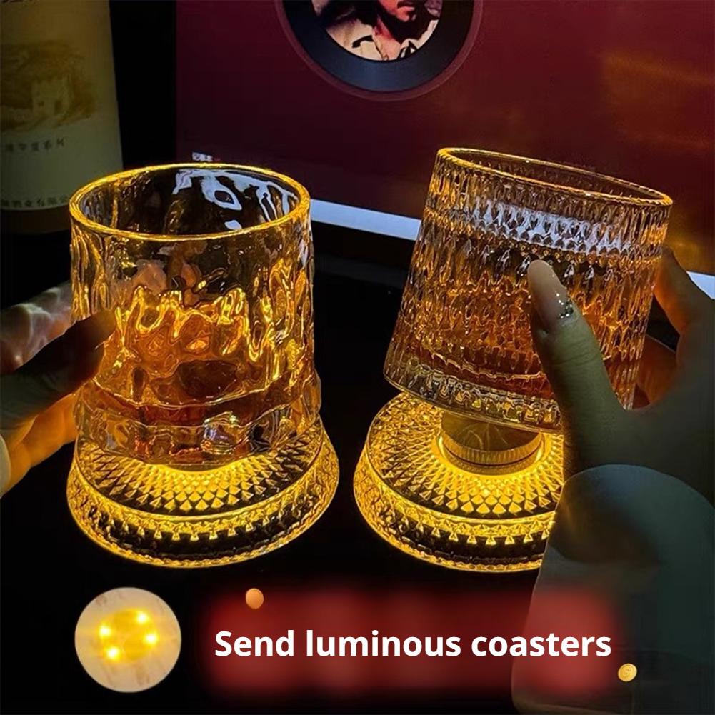 Whiskey Glasses Rotating Whisk - огляд і ціна Highball Glass Set