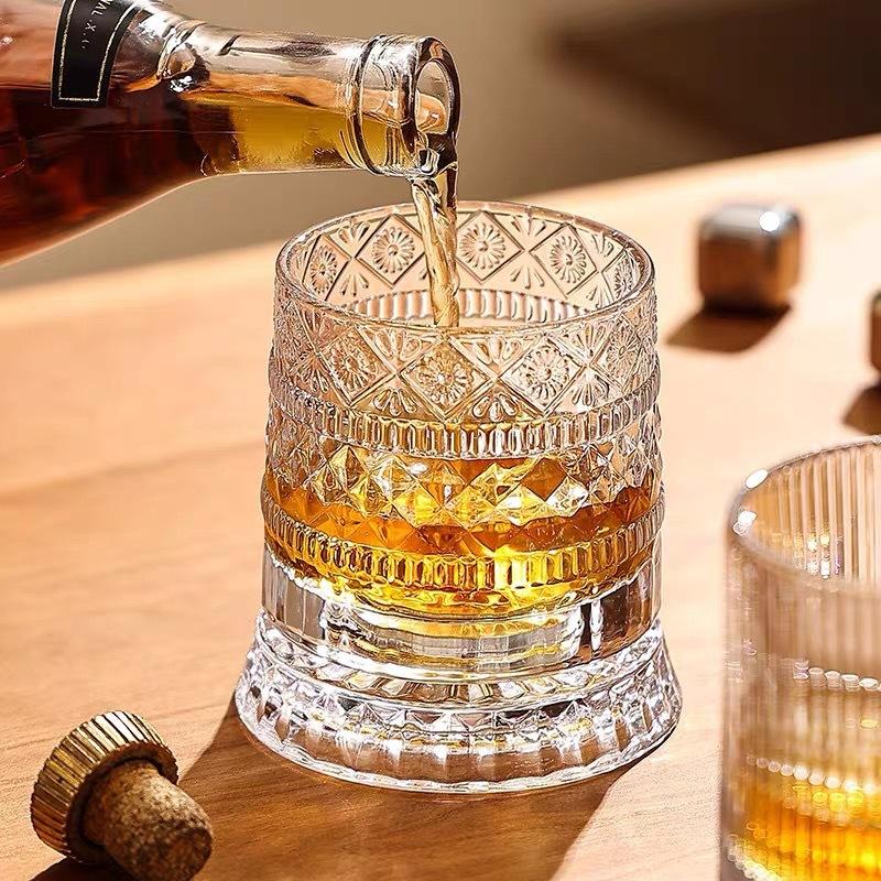 Whiskey Glasses Rotating Whisk - огляд і ціна Highball Glass Set