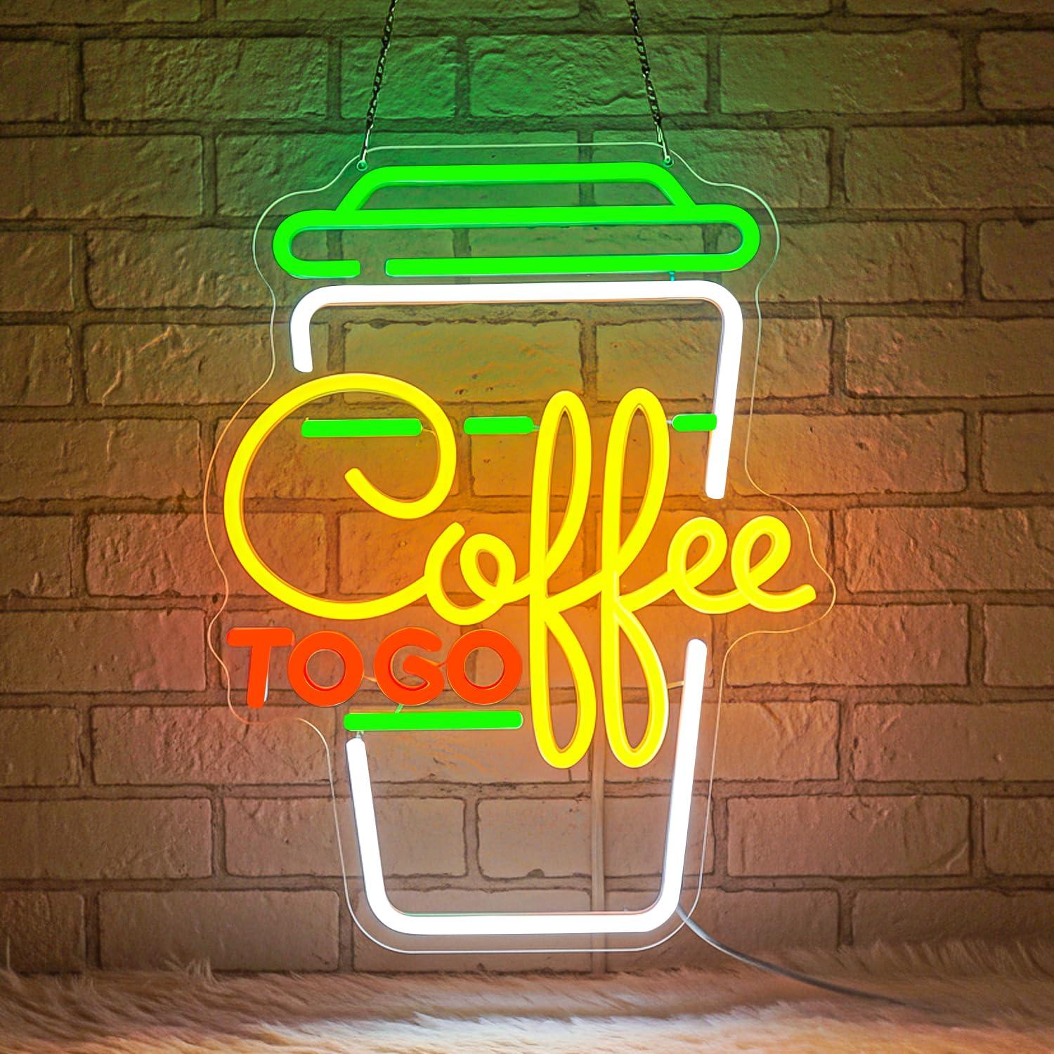 Coffee Neon Sign USB Dimmable  - огляд і ціна Home Bar And Coffee