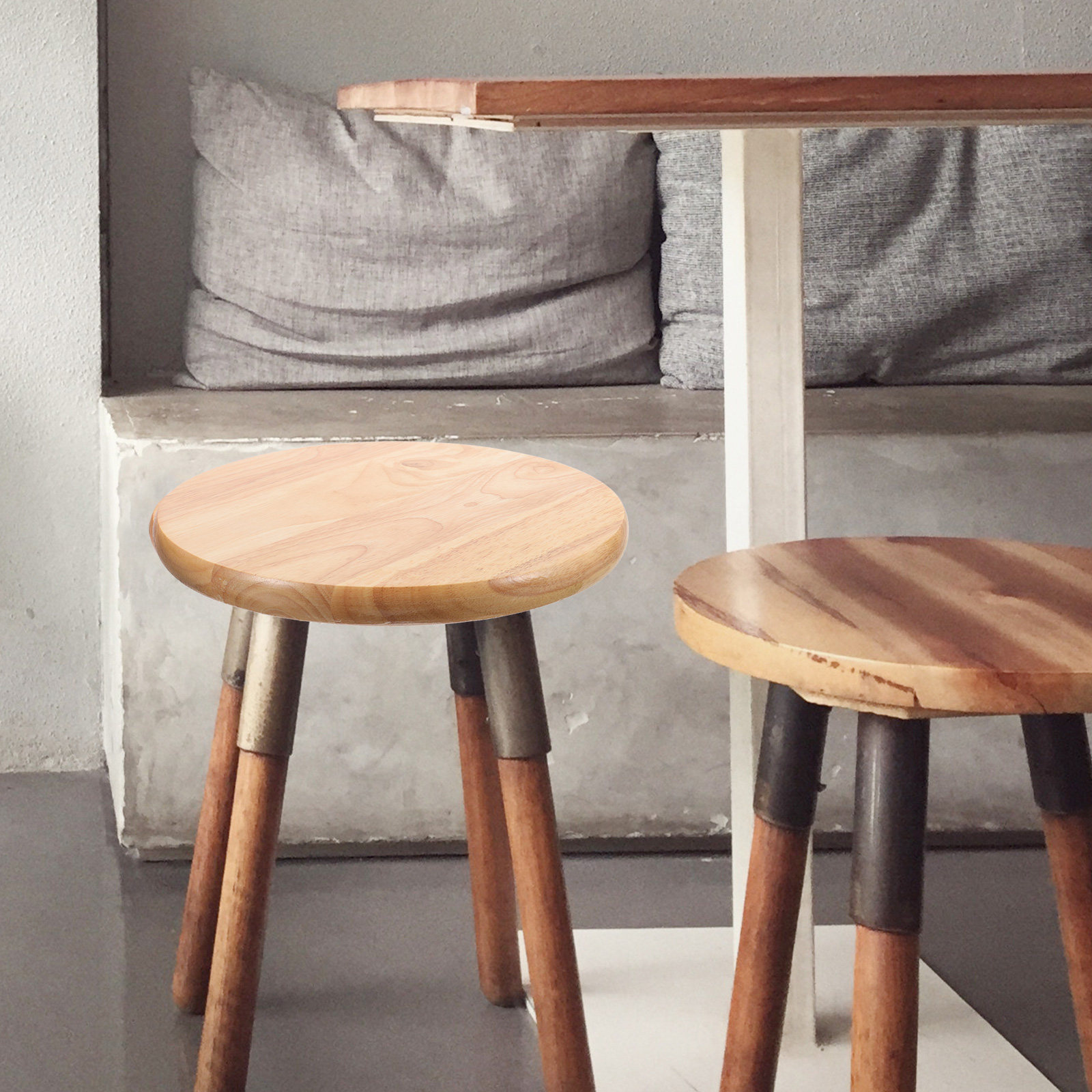 Replacement Round Wooden Stool - огляд і ціна Home Bar Seating