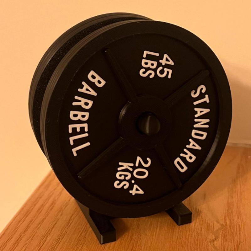 Weight Plate Coaster Set Holde - огляд і ціна Home Bar Set