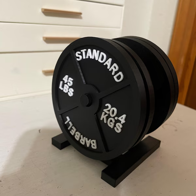 Weight Plate Coaster Set Holde - огляд і ціна Home Bar Set